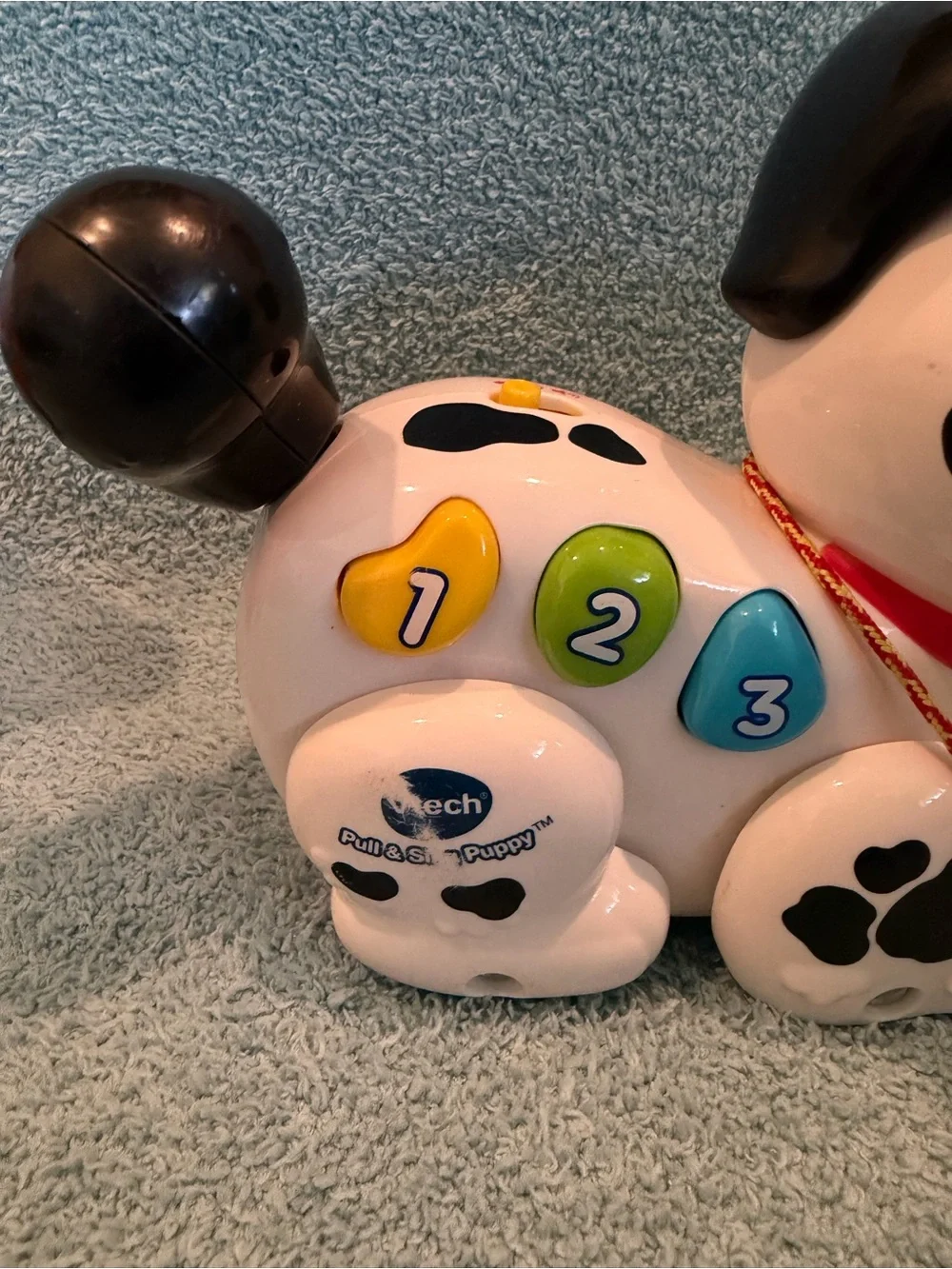 Lot of 2 Interactive Toy Dogs: VTech Pull Along & Winfun Rainbow Pup Educational